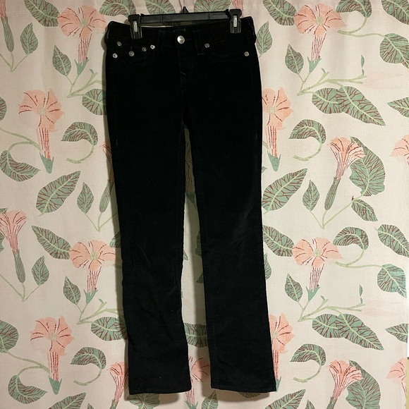 True Religion Denim - 🖤Black velvet jeans